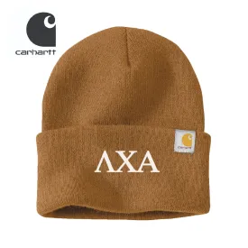 Lambda Chi Brown Carhartt Beanie