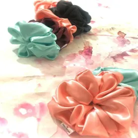 Leyana's Boutique Large Oversized Silky Hair Ties Hair Care Premium Scrunchies Ponytail Holder