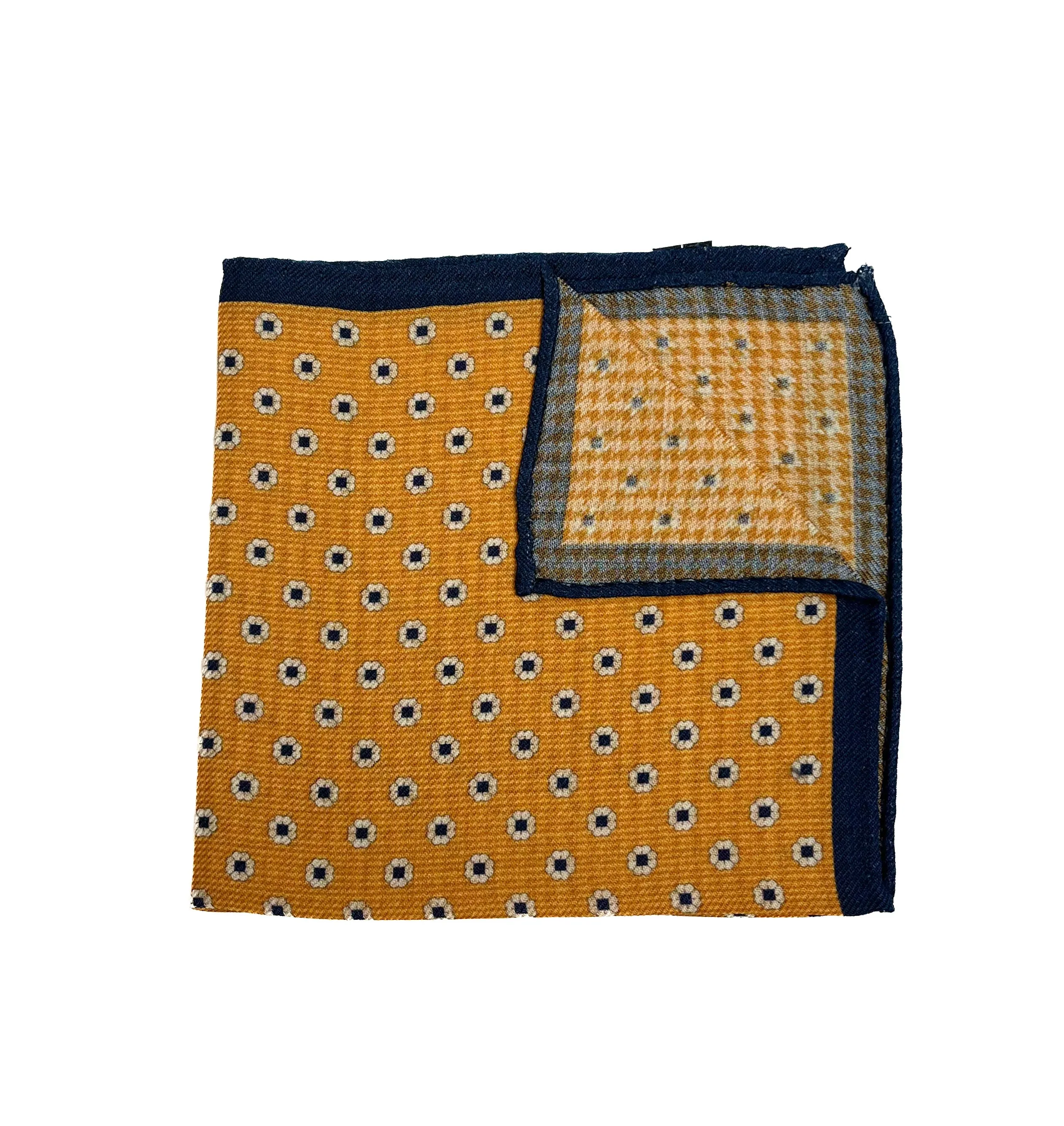 Liam John Houndstooth Pocket Square