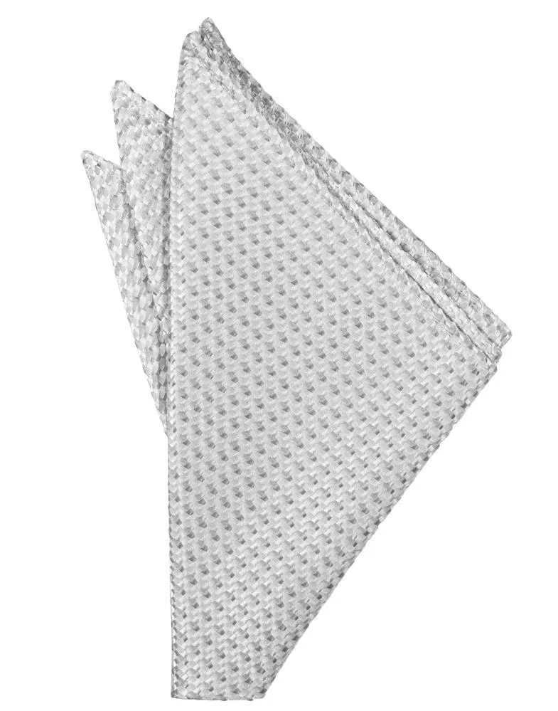 Light Champagne Venetian Pin Dot Pocket Square