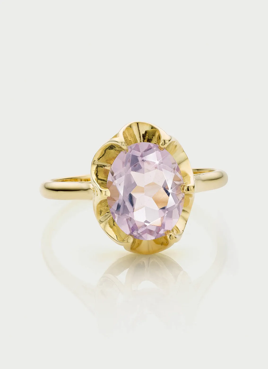 Lizzy moonquartz ring 14k gold