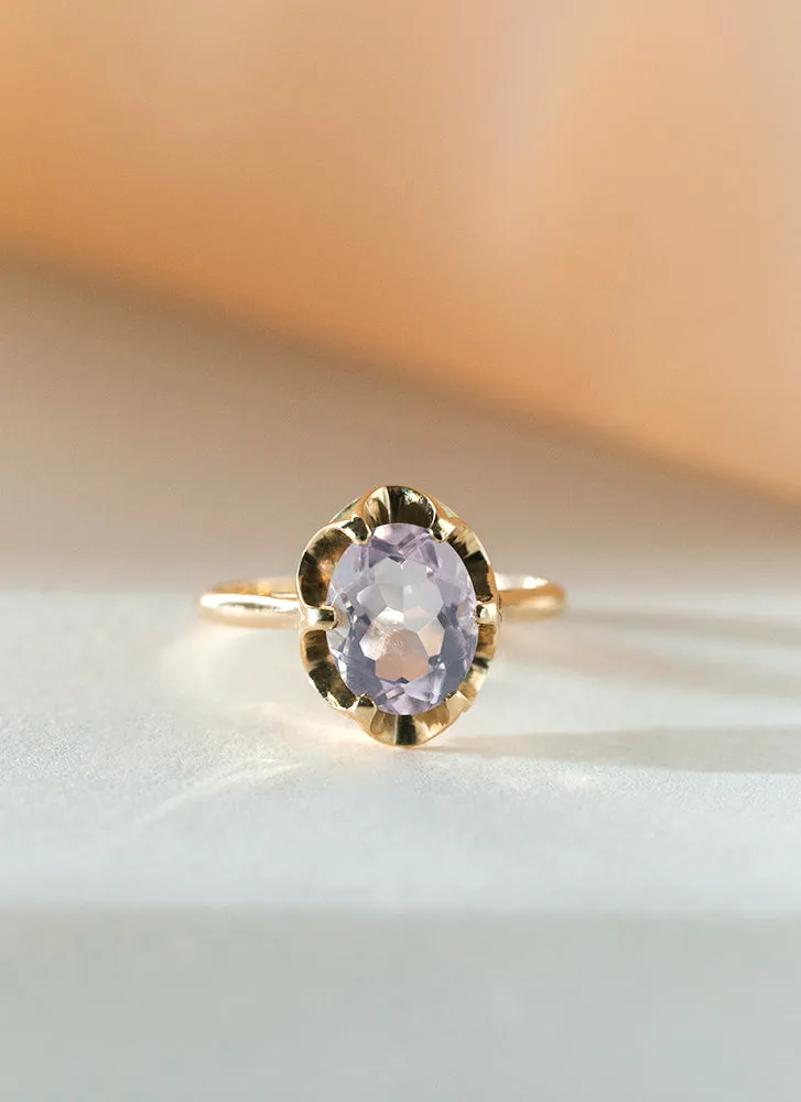 Lizzy moonquartz ring 14k gold