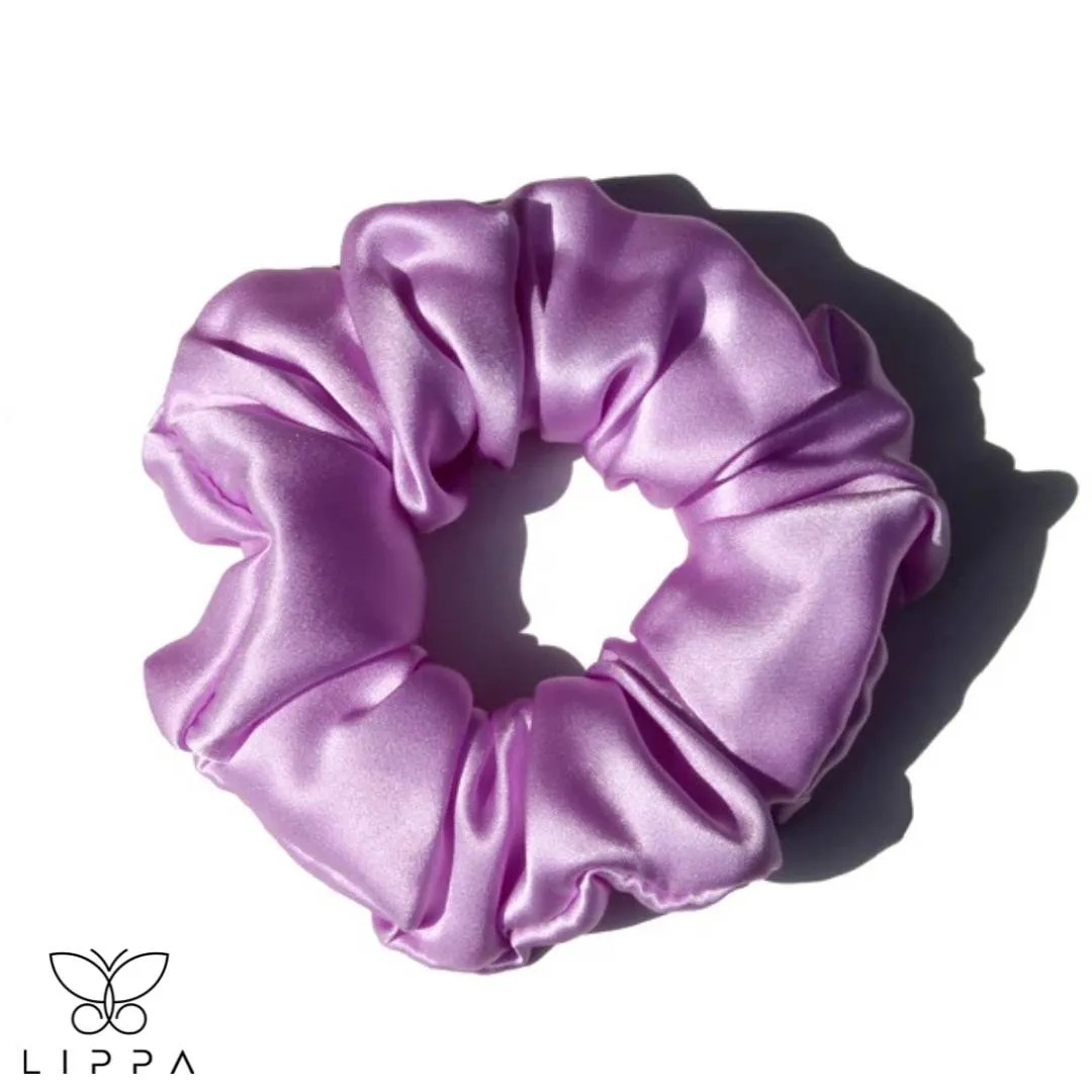 Luxury Silk Hair Scrunchies for Shiny Hair