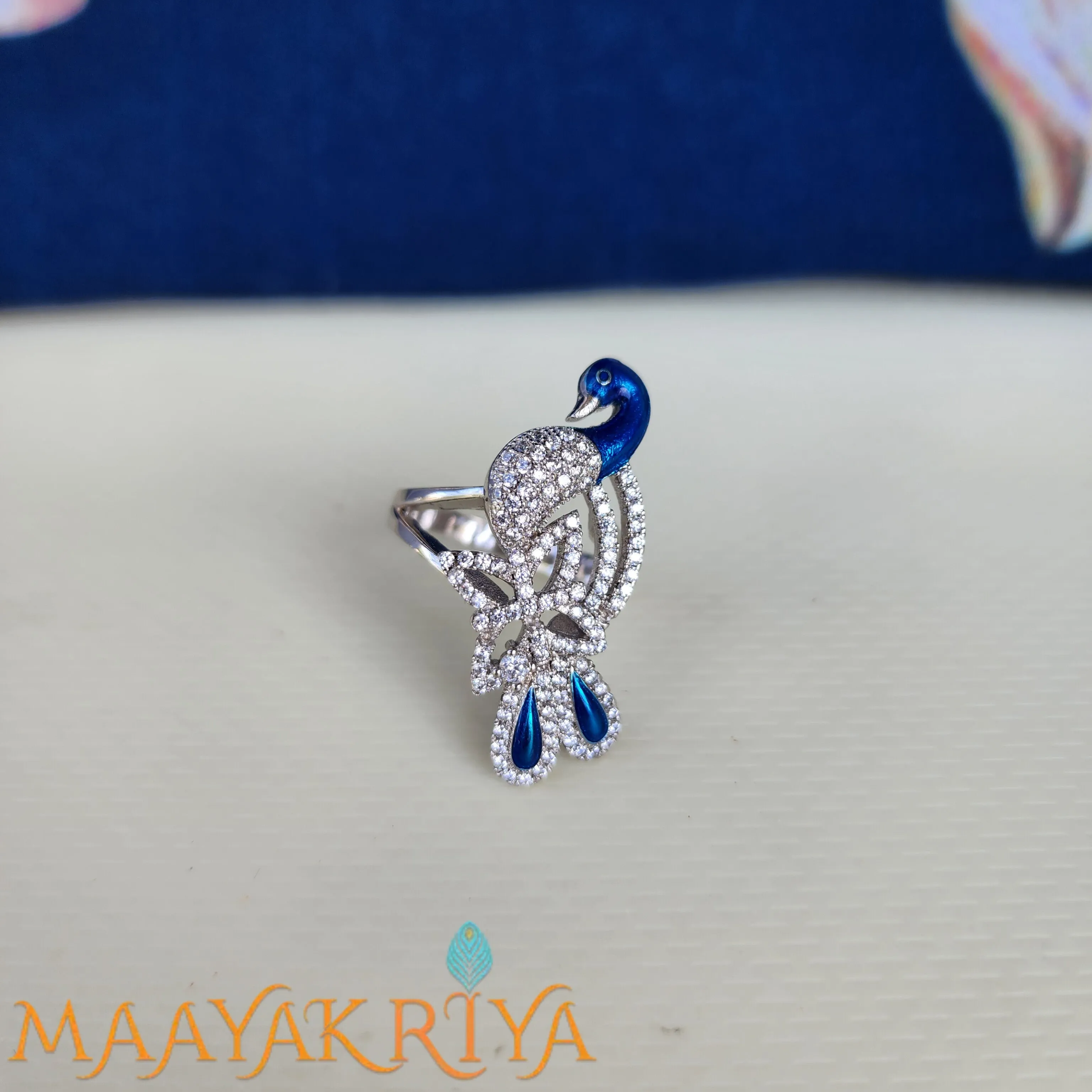 MAYURA SILVER FINGER RING