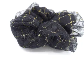 mesh wrapped scrunchies glittering scrunchies, scrunchies for women