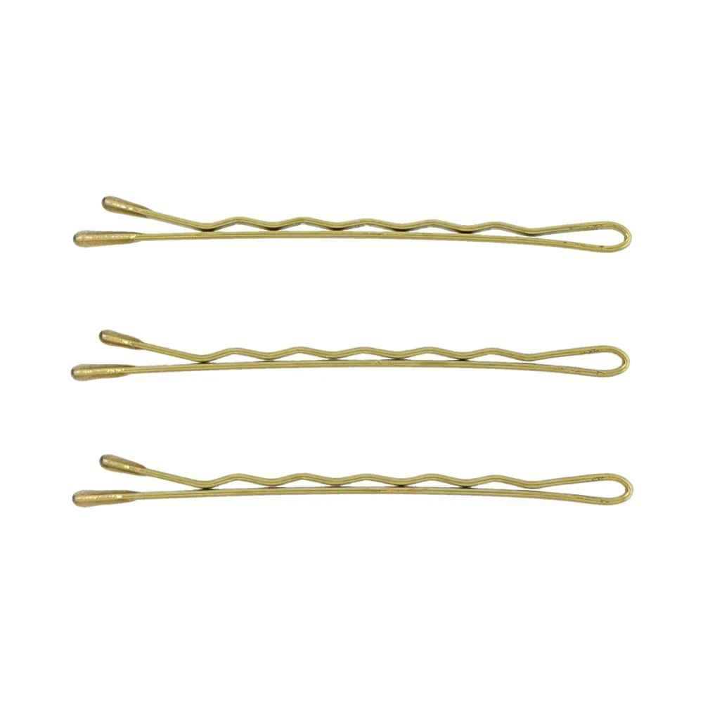 Metallic Wave Bobby Pin Set