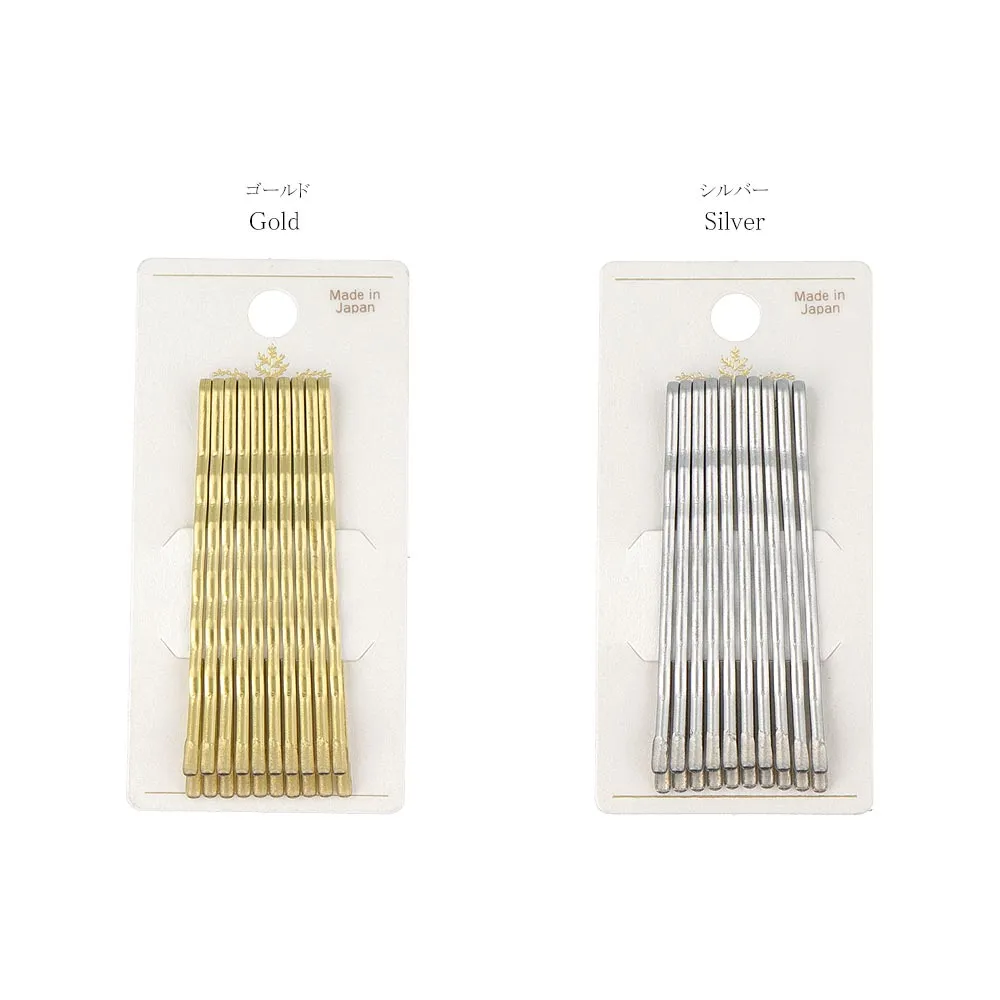 Metallic Wave Bobby Pin Set