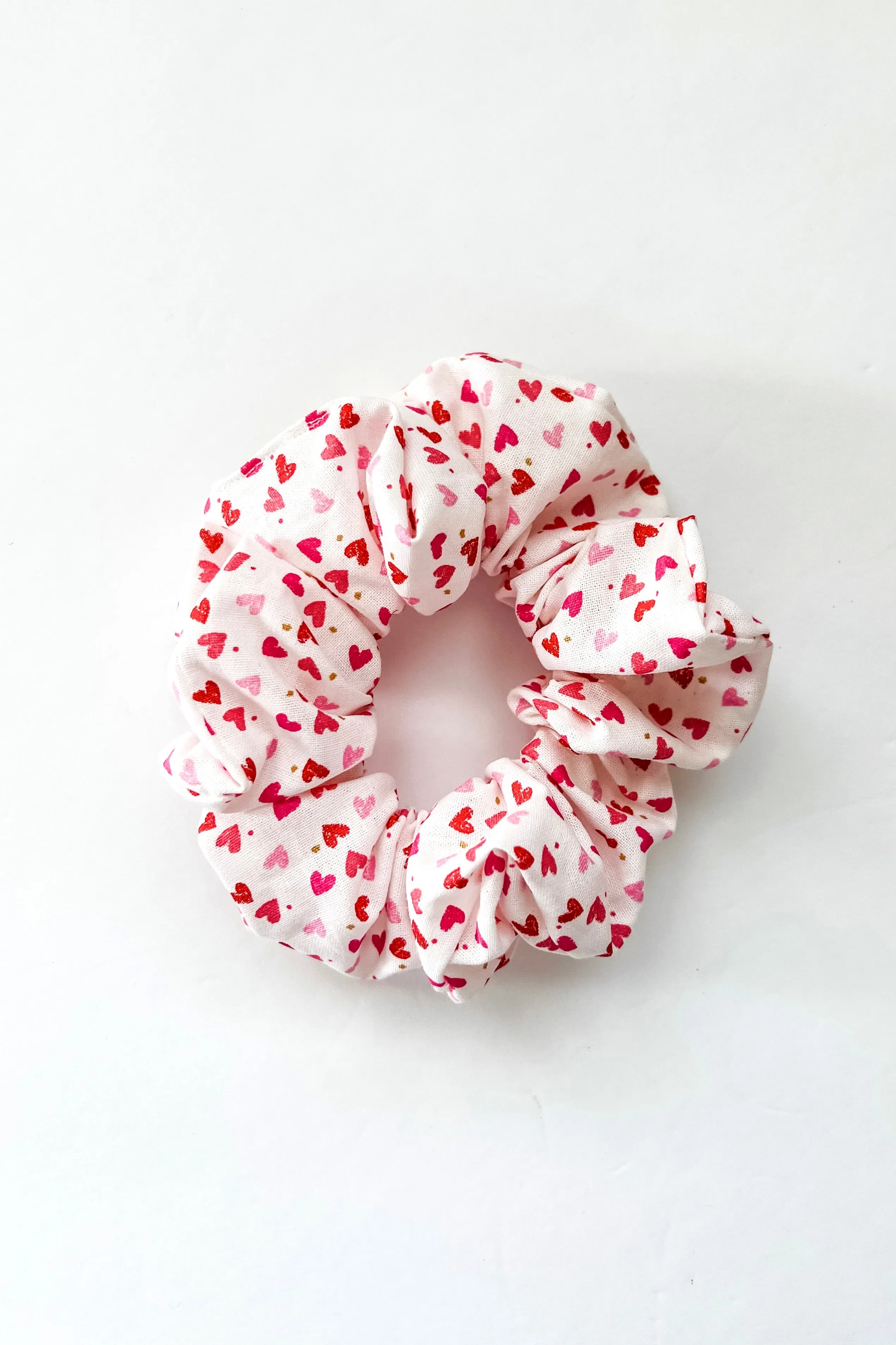 Mini Hearts Scrunchie