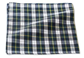 Navy/Green Tartan Pocket Square - 4809