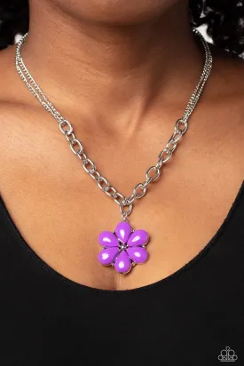 Necklaces Dazzling Dahlia - Purple N194