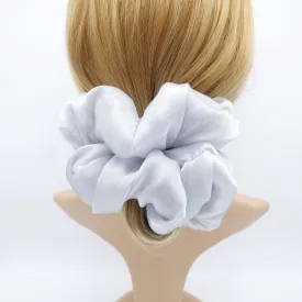 organza oversized  scrunchies big giant jumbo scrunchie clooud scrunchy women organdy hair elastic tie