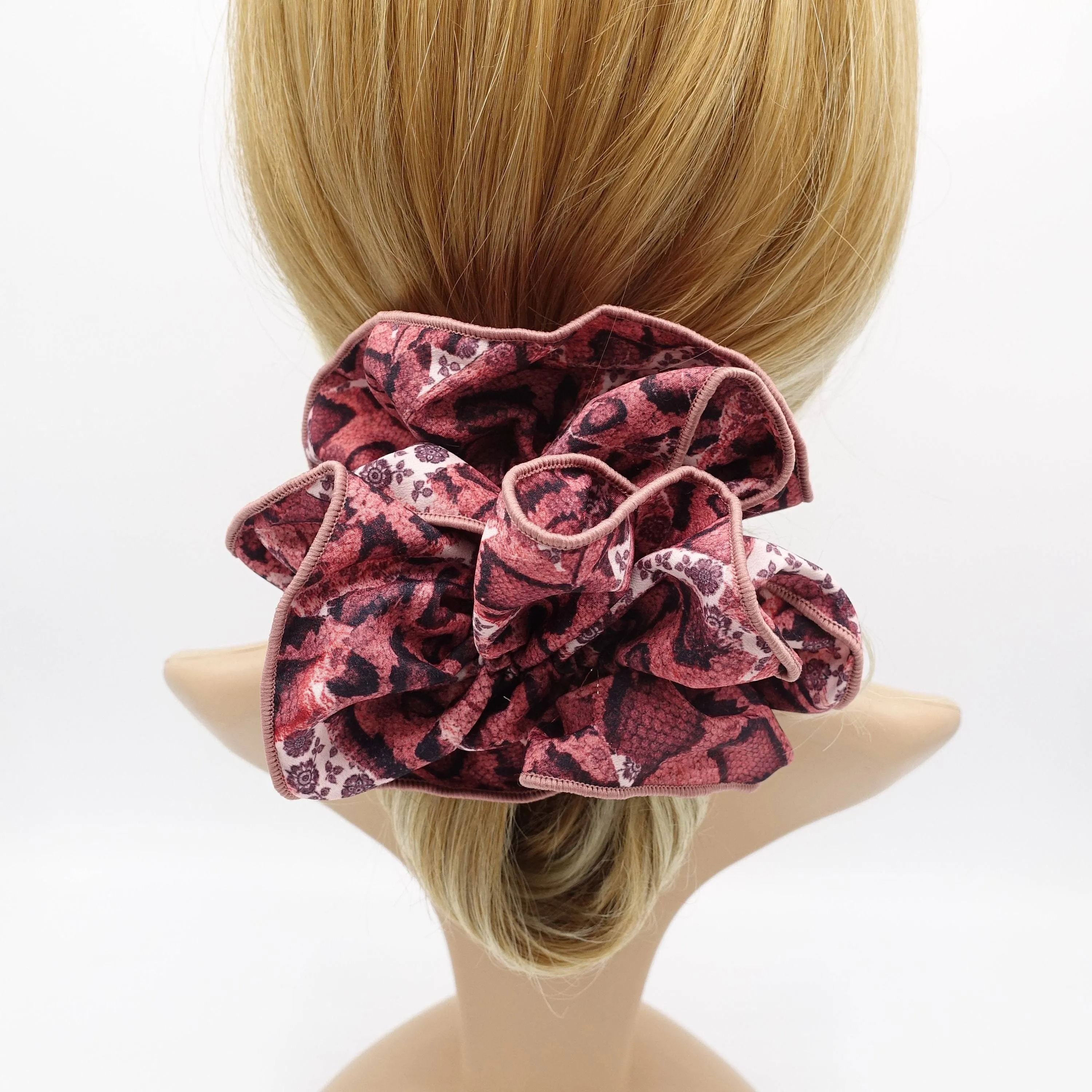 oversized scrunchies python print scrunchies stylish hair ties for women