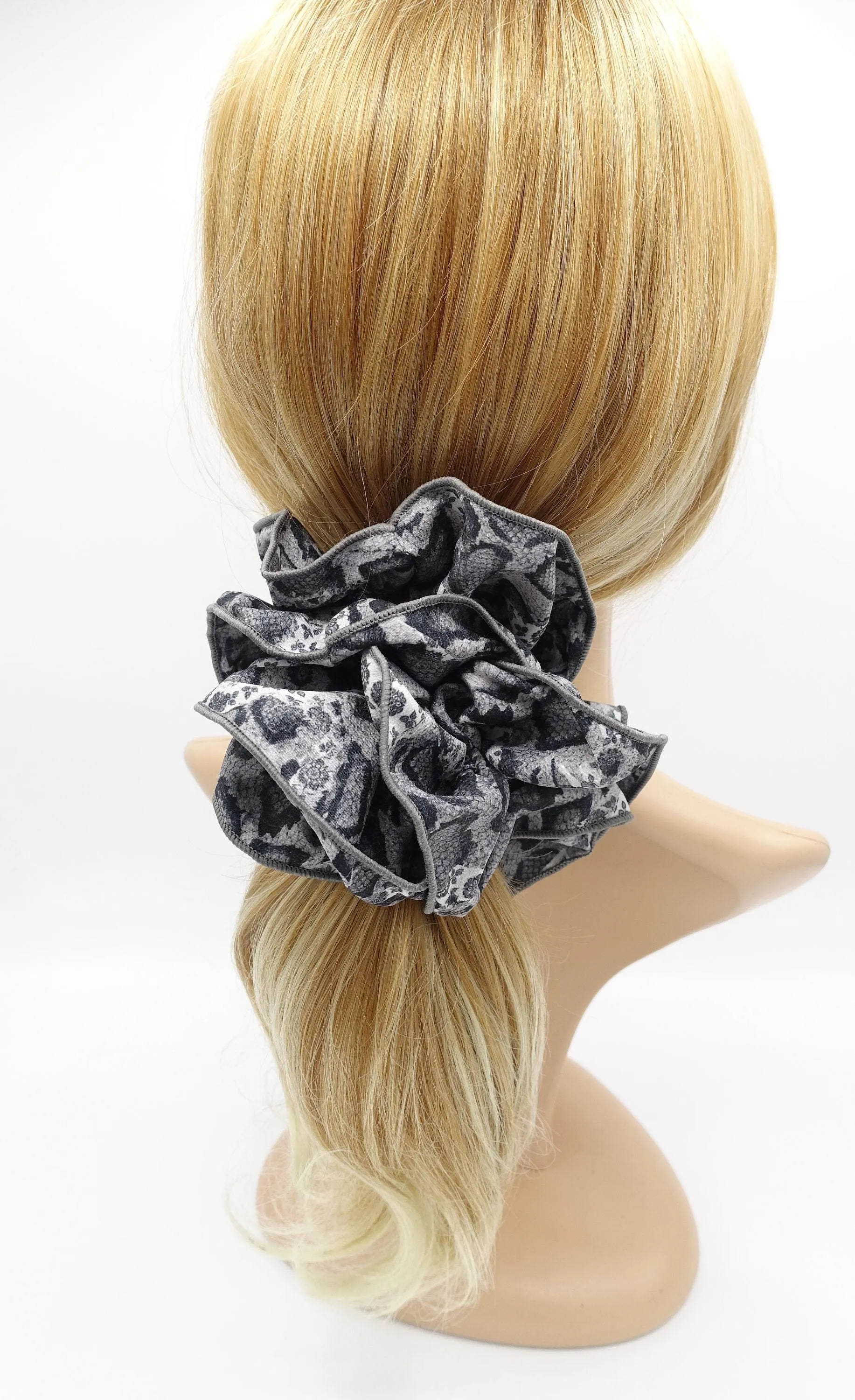 oversized scrunchies python print scrunchies stylish hair ties for women