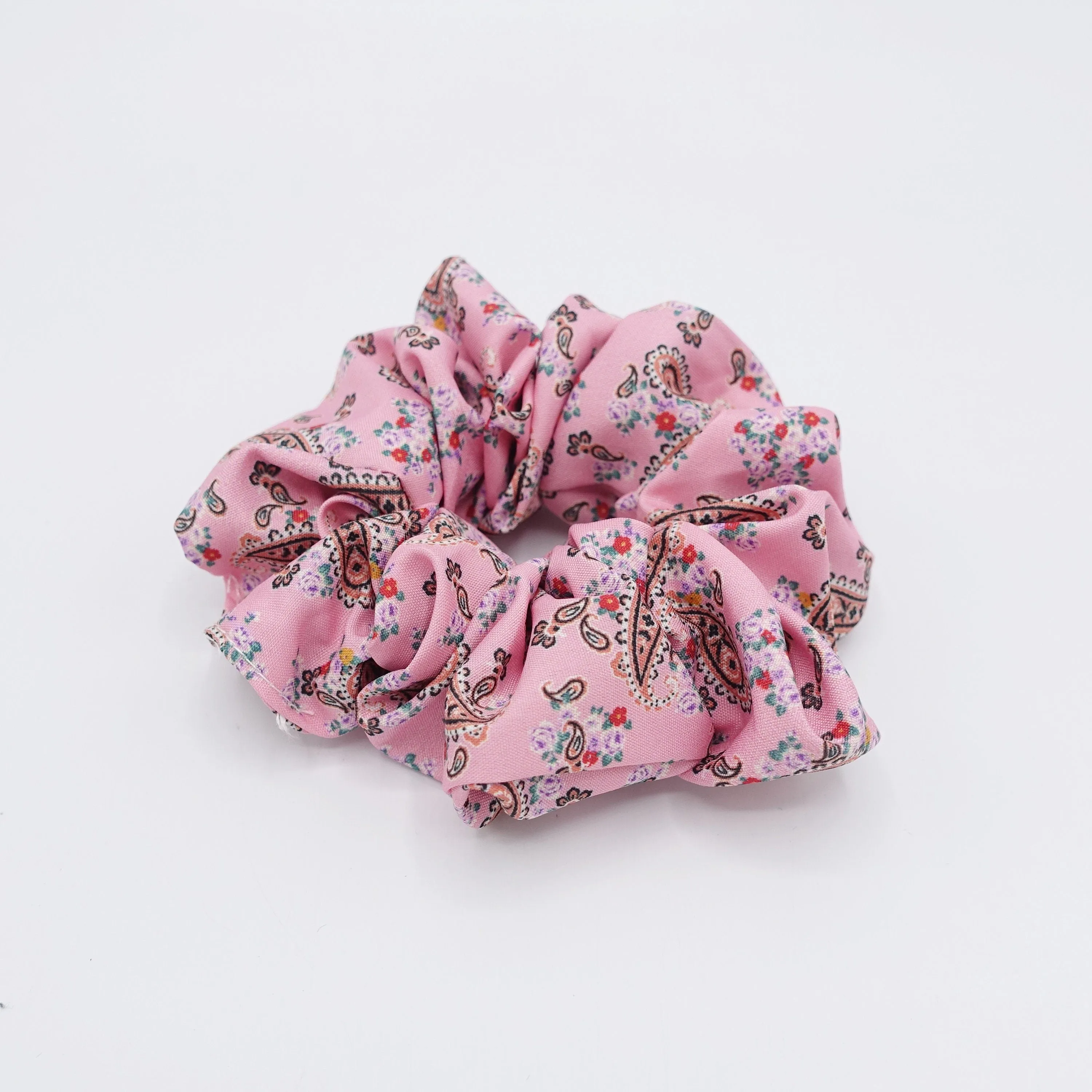 paisley scrunchies, basic scrunchies, hair accessory shop for women