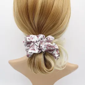 paisley scrunchies, basic scrunchies, hair accessory shop for women