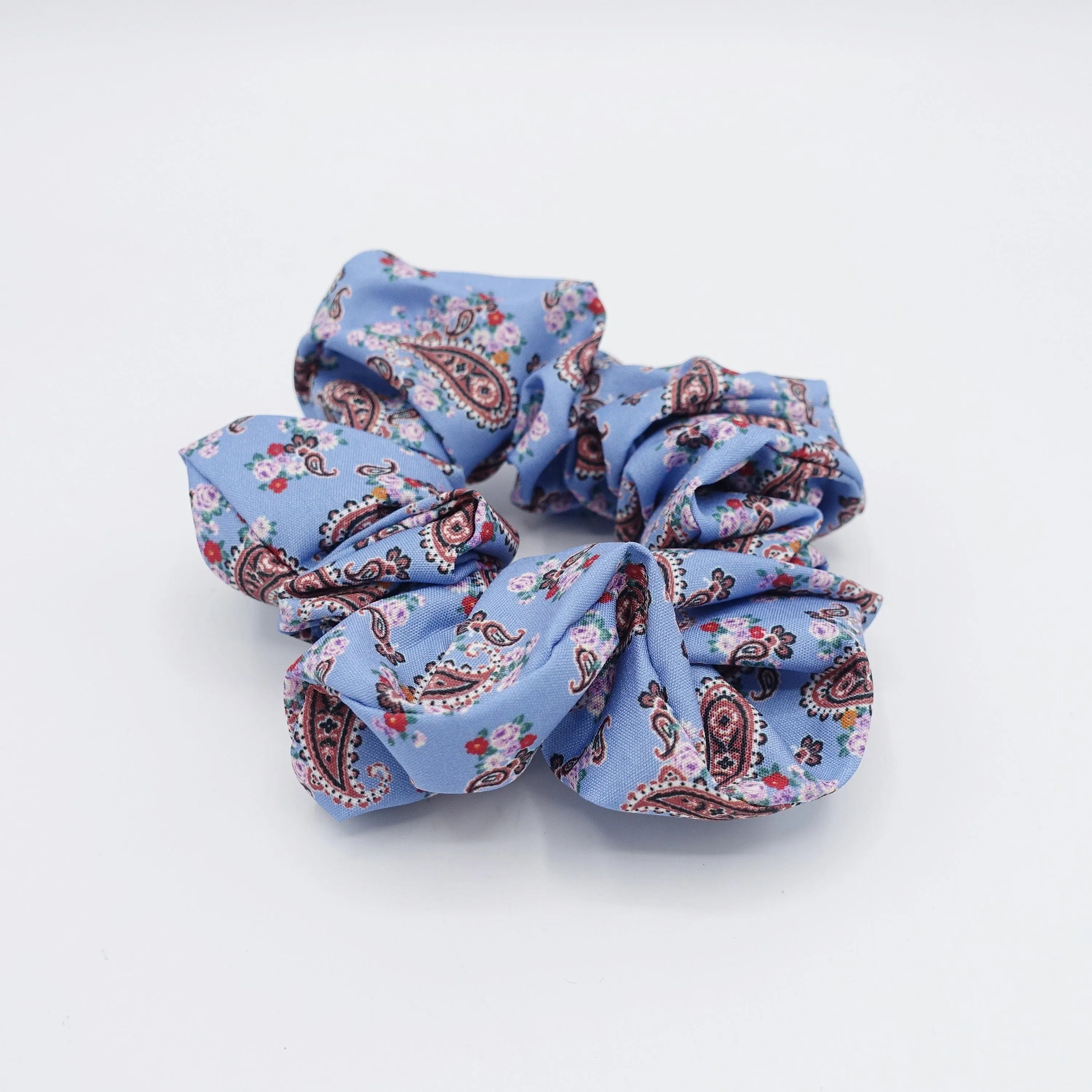 paisley scrunchies, basic scrunchies, hair accessory shop for women