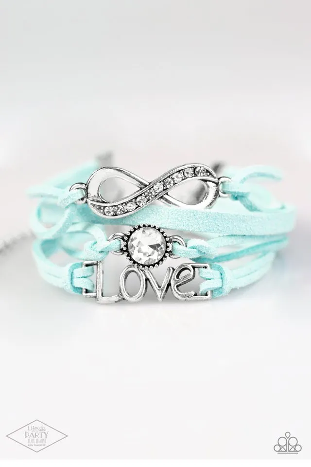 Paparazzi Bracelet ~ Infinitely Irresistible - Blue