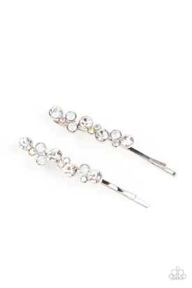 Paparazzi Hair Accessories ~ Bubbly Ballroom - White