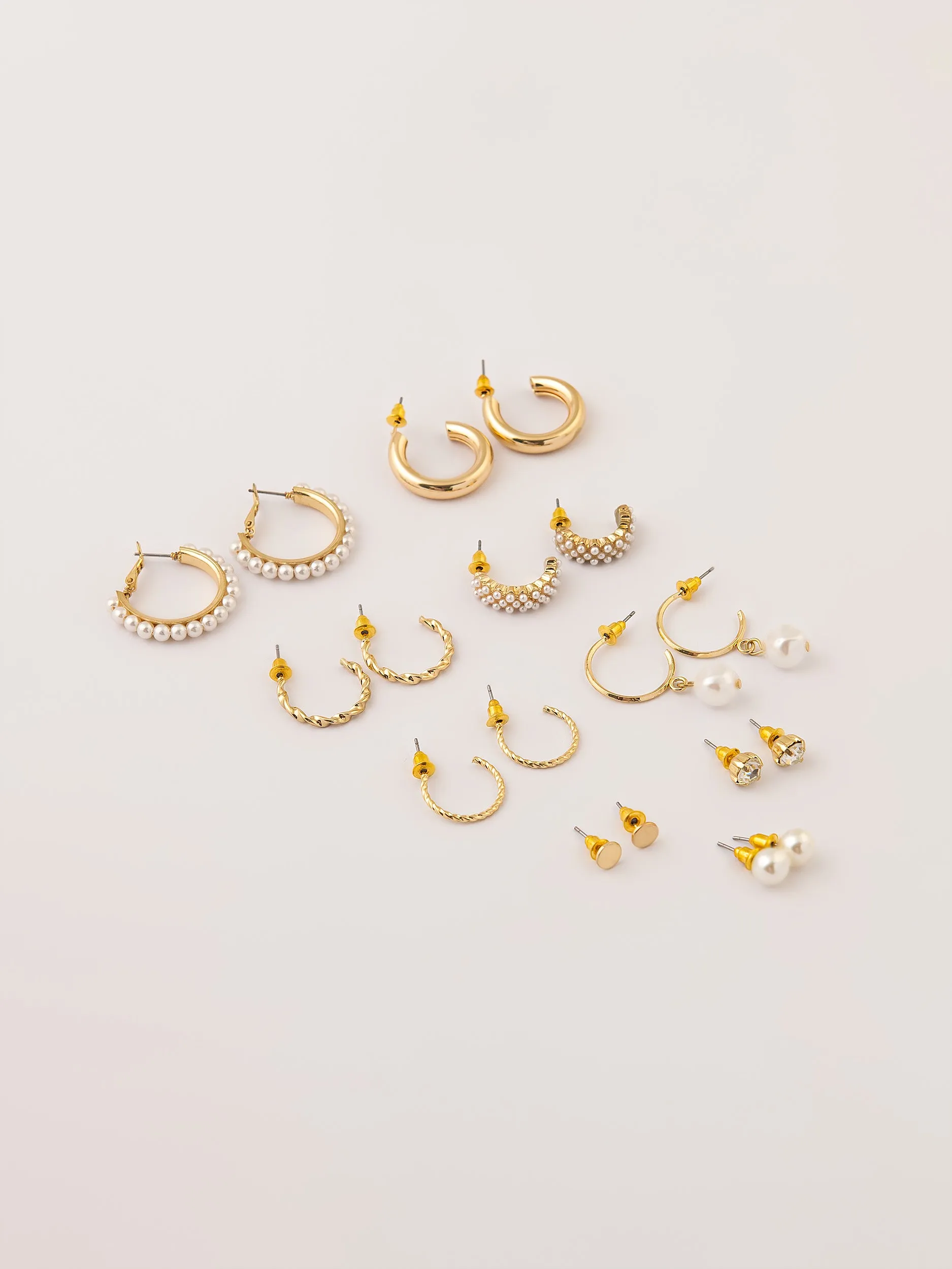 Pearly Jewels Earring Set