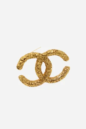 Pre-Owned CHANEL 1993 Florentine CC Brooch