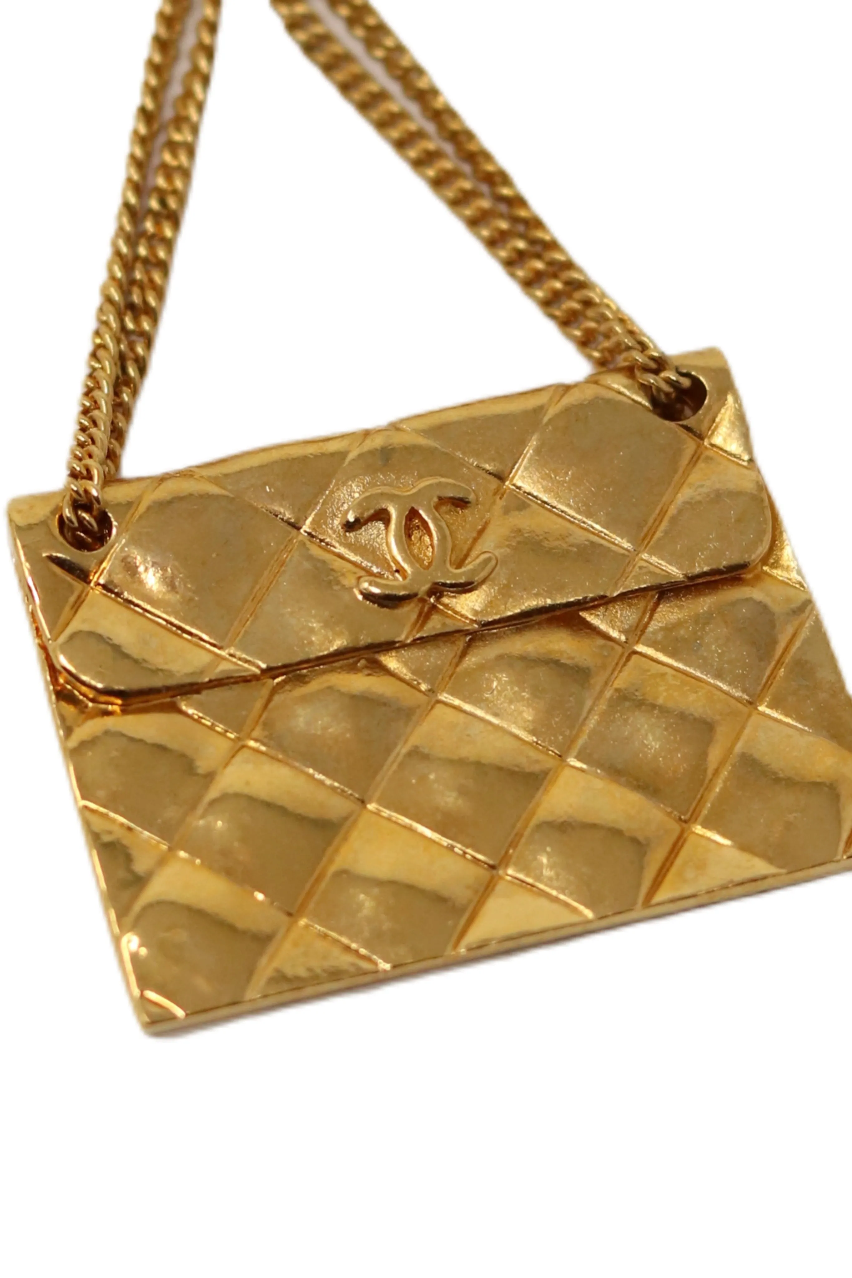 Pre-Owned Chanel 1995 CC Swing Bag Brooch Gold-Plated