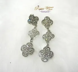 PrestigeApplause Silver Plated Stylish Luxury Earrings