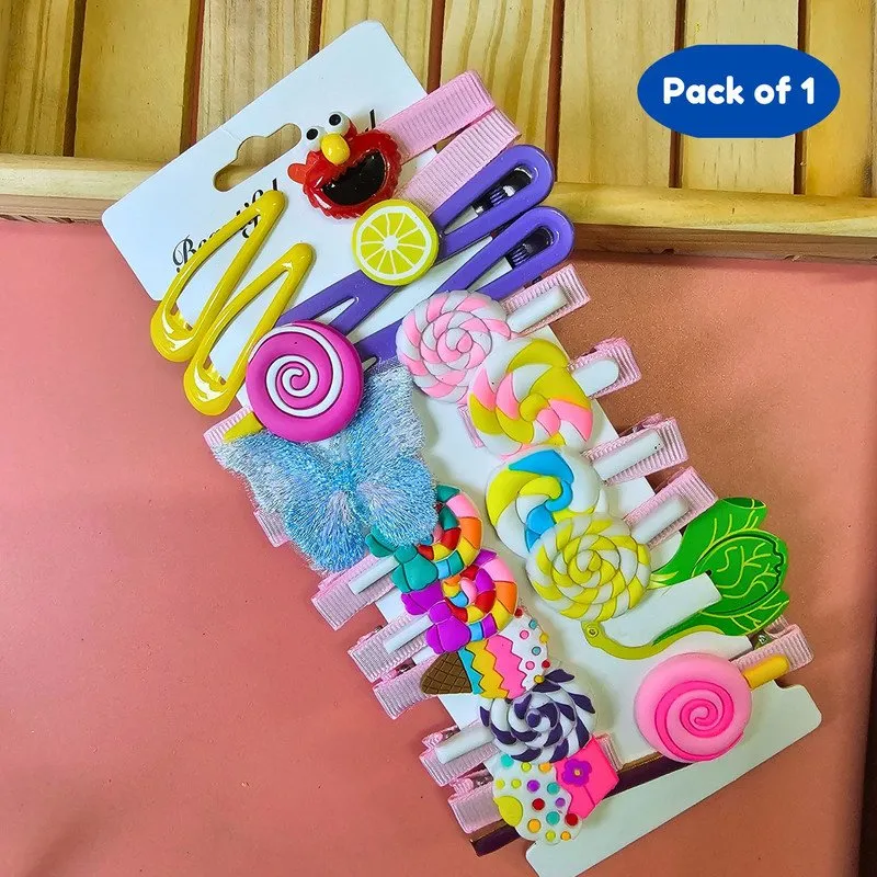 Puchku Candy flower Butterfly Hair Clip (Pack of 1, Multicolor)