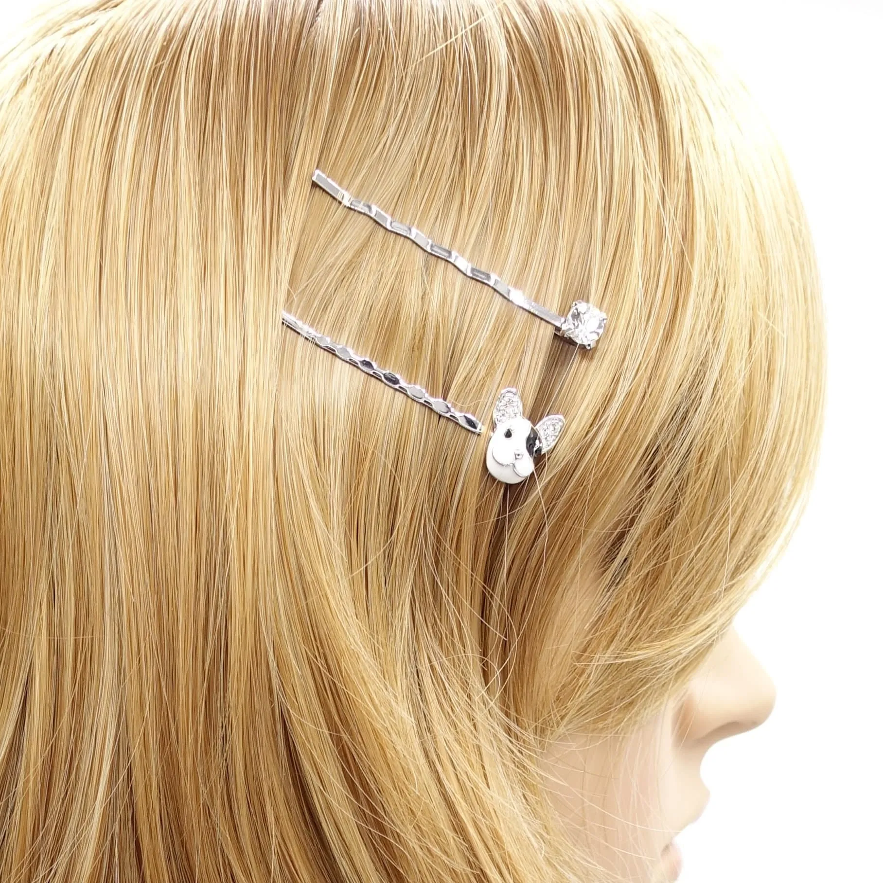 puppy bobby pin set