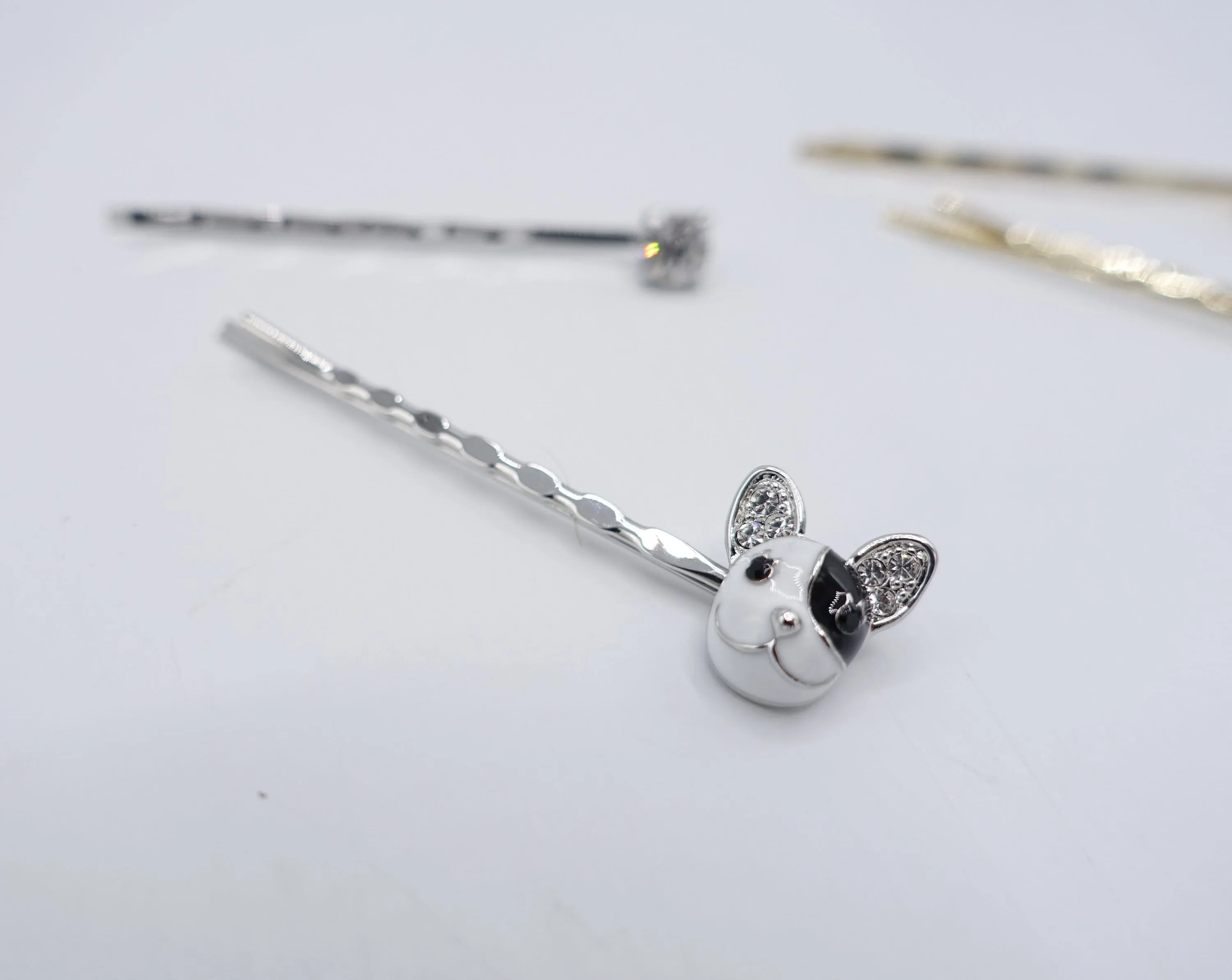 puppy bobby pin set