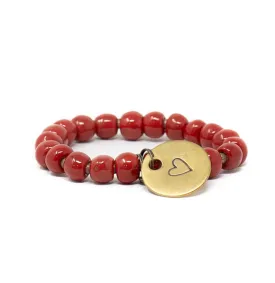 Red Inspiration Charm Bracelet