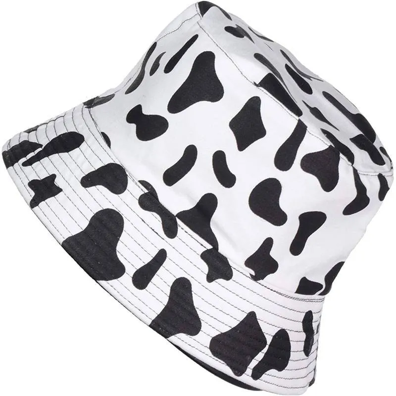 Reversible Printed Bucket hat JH878 cow