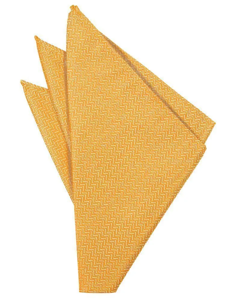 Sangria Herringbone Pocket Square