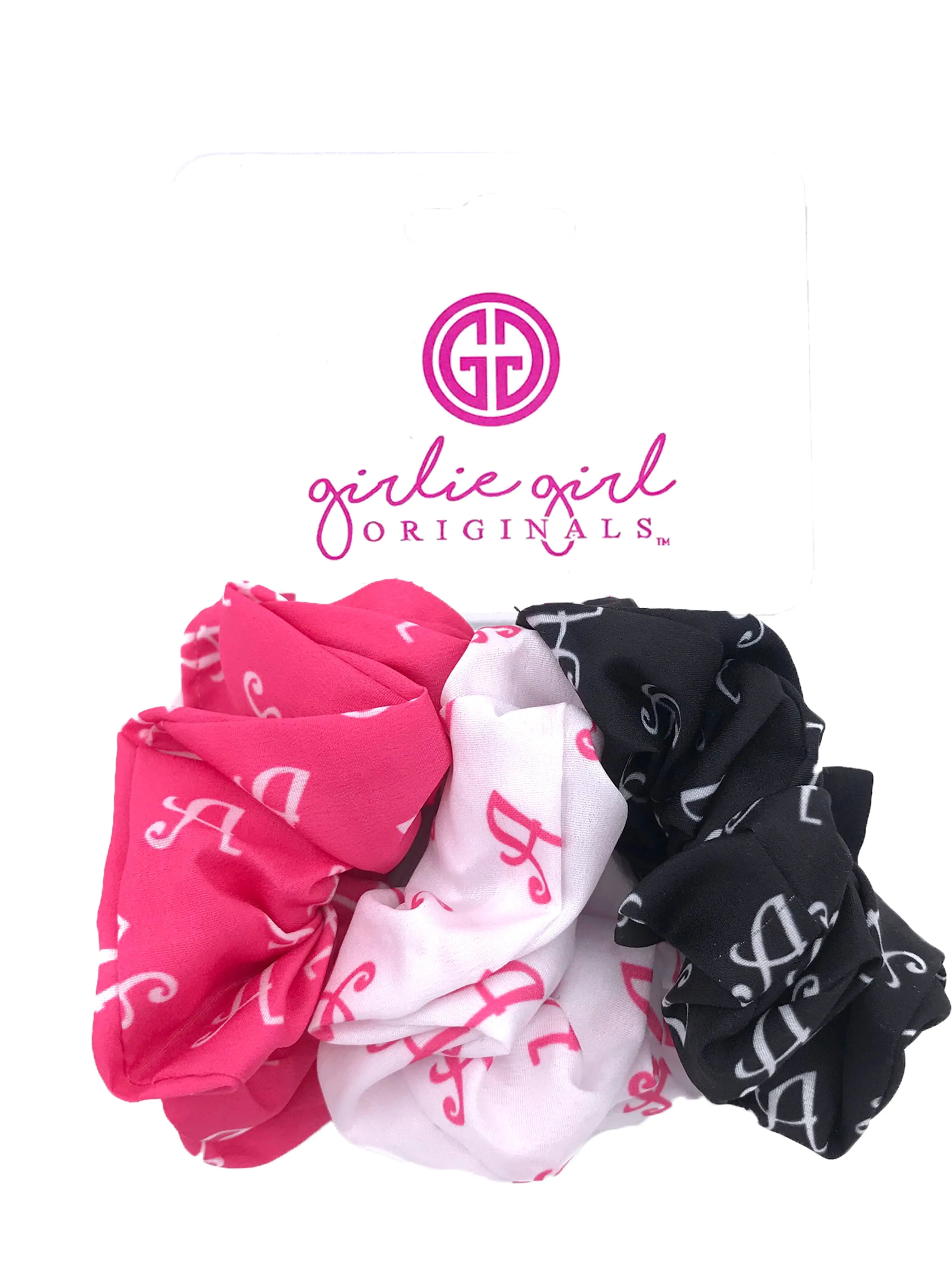 SCR-INITIAL SCRUNCHIE