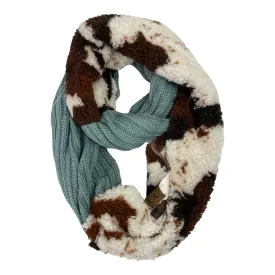 SF-47 Cow Scarf Winter Mint