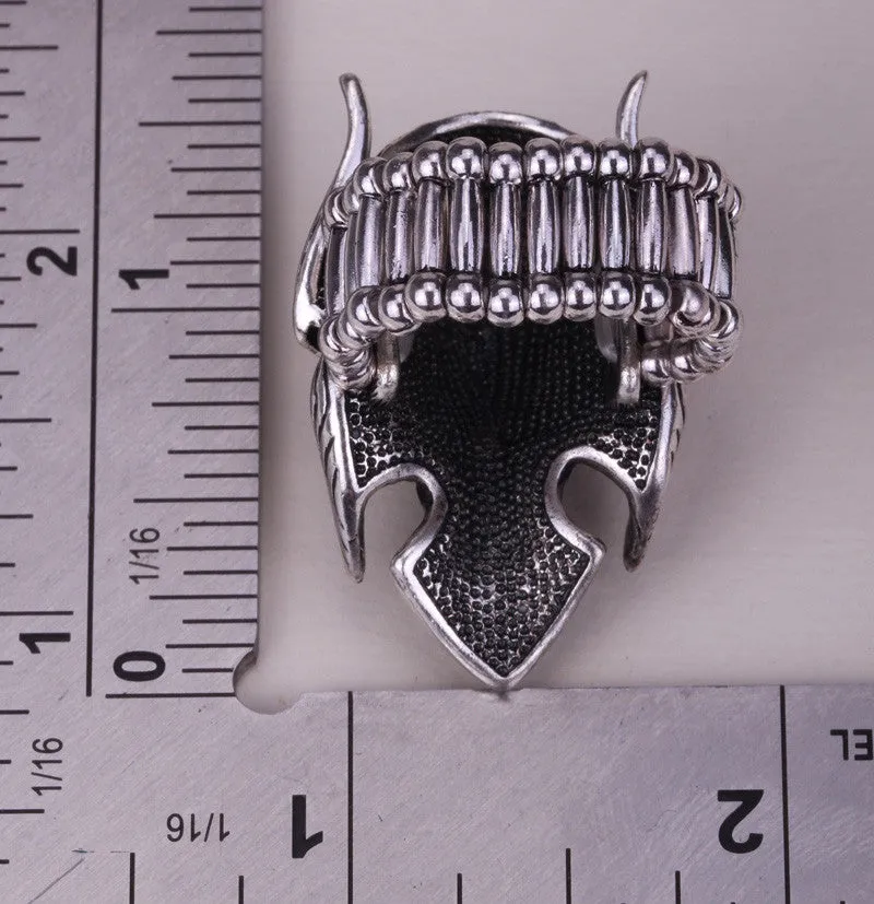 Skull ring stretch women biker jewelry halloween gift for women girls kids