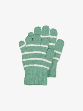 Striped Wool Kids Gloves