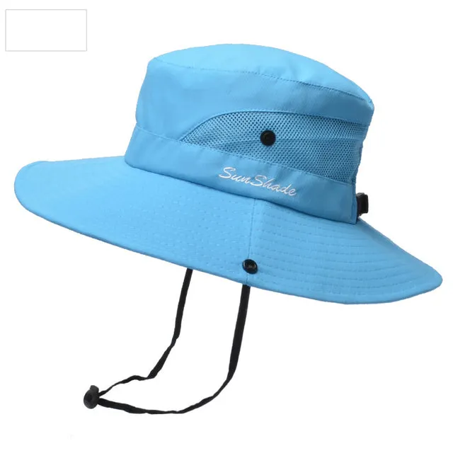 Summer Hat for Women UV Protection Sun Bucket Hat Wide Brim Hat