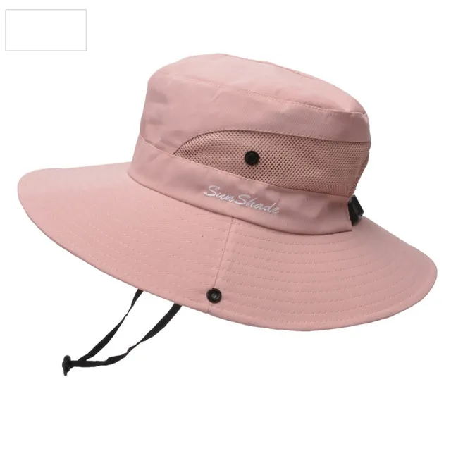 Summer Hat for Women UV Protection Sun Bucket Hat Wide Brim Hat