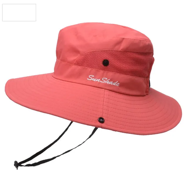 Summer Hat for Women UV Protection Sun Bucket Hat Wide Brim Hat