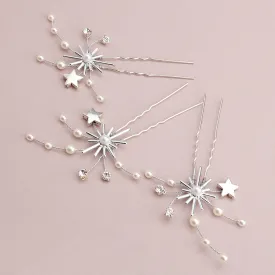 Syrius Bridal Hair Pins, Set of 3