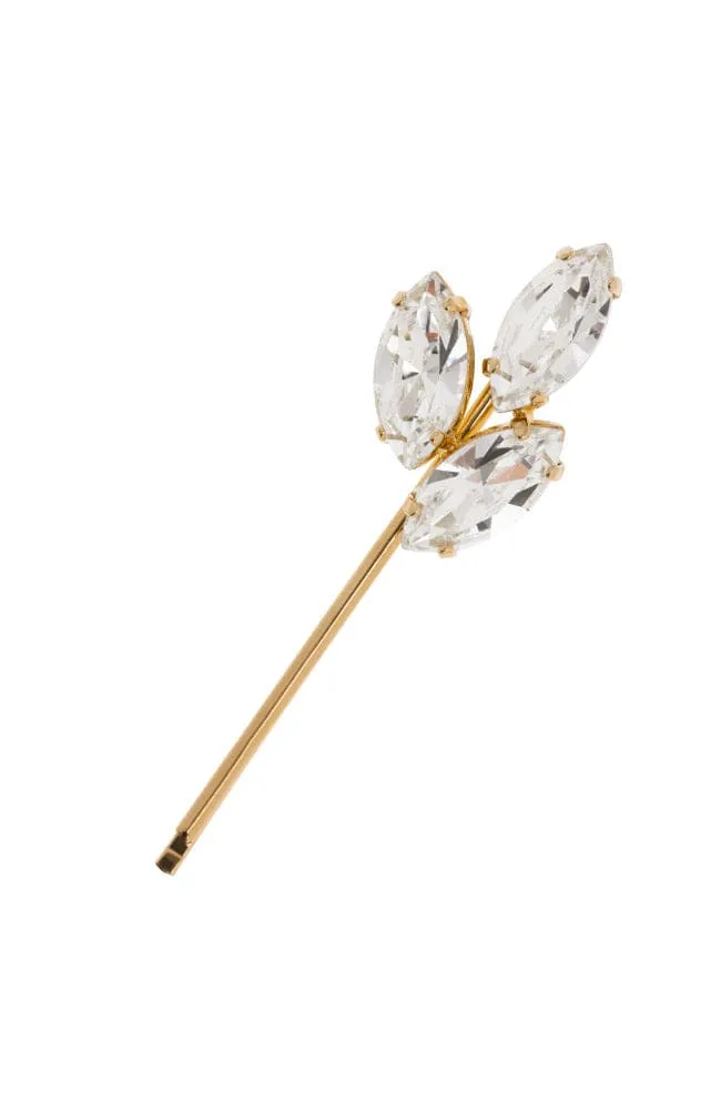 Triple Crystal Bobby Pin