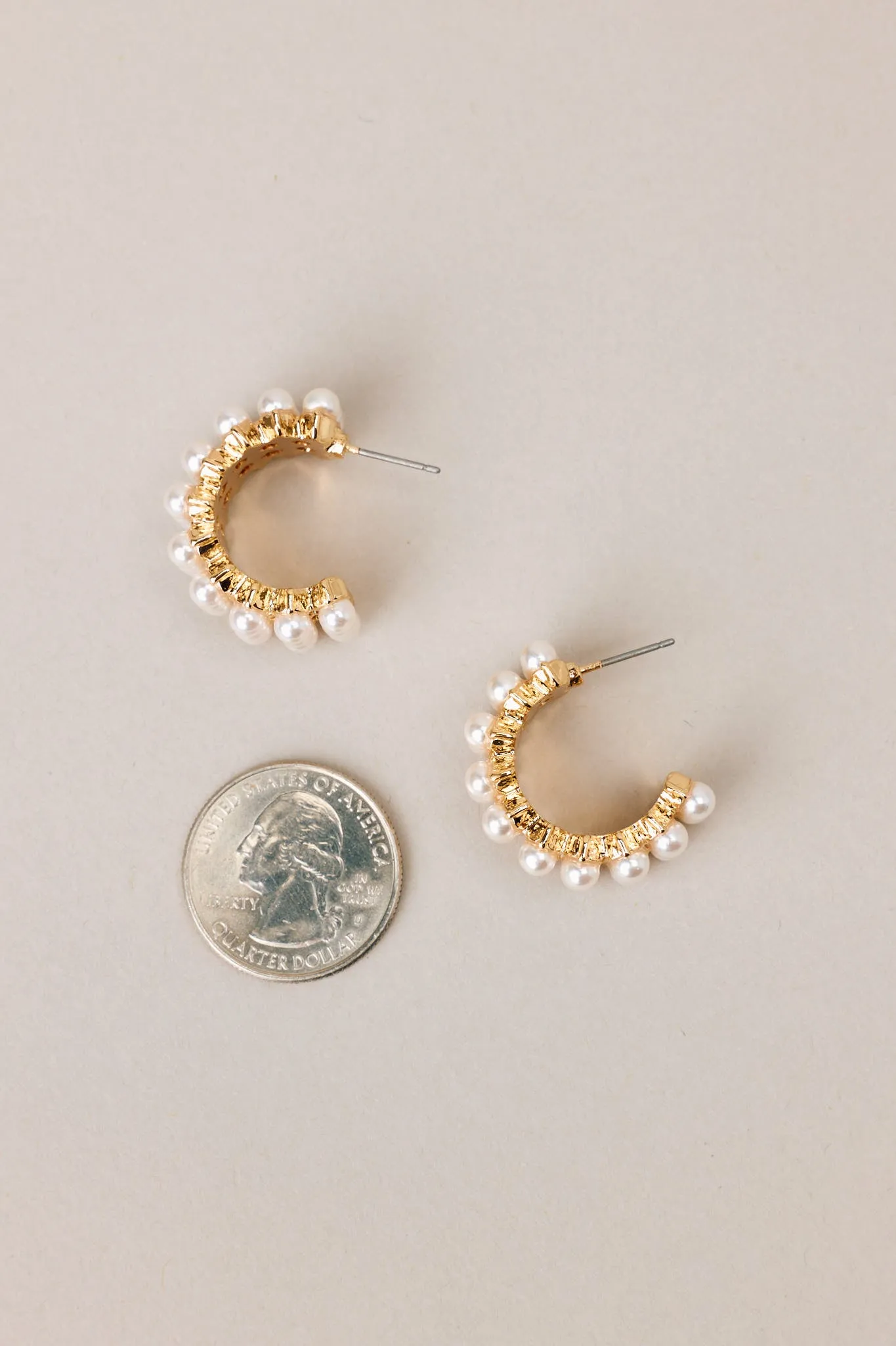 Uncharted Chapters Pearl Hoop Earrings