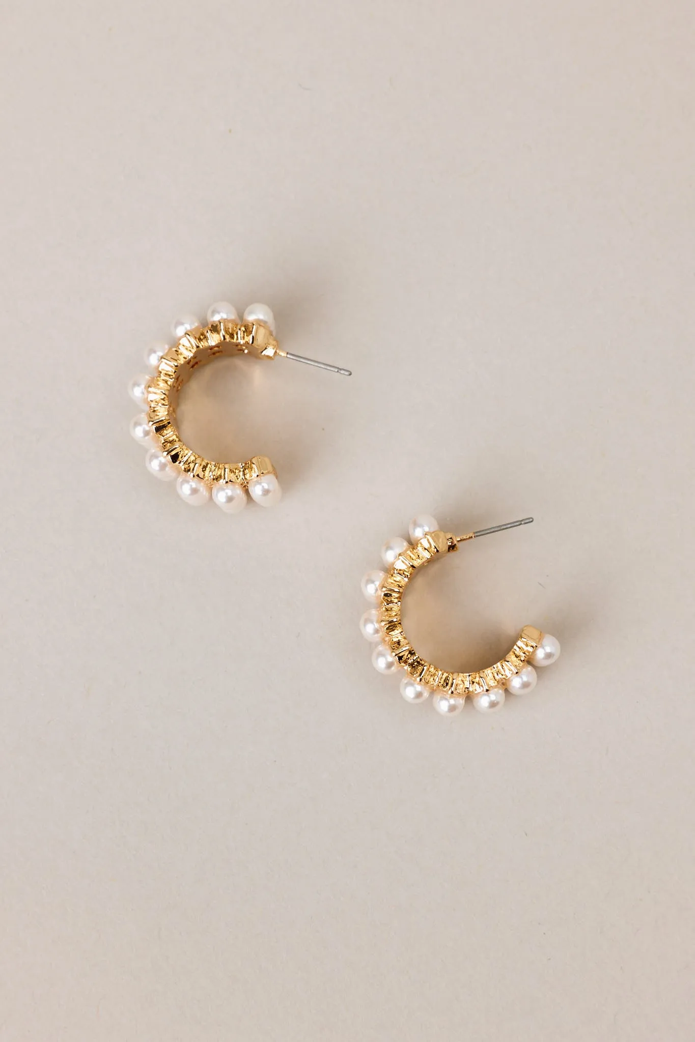 Uncharted Chapters Pearl Hoop Earrings