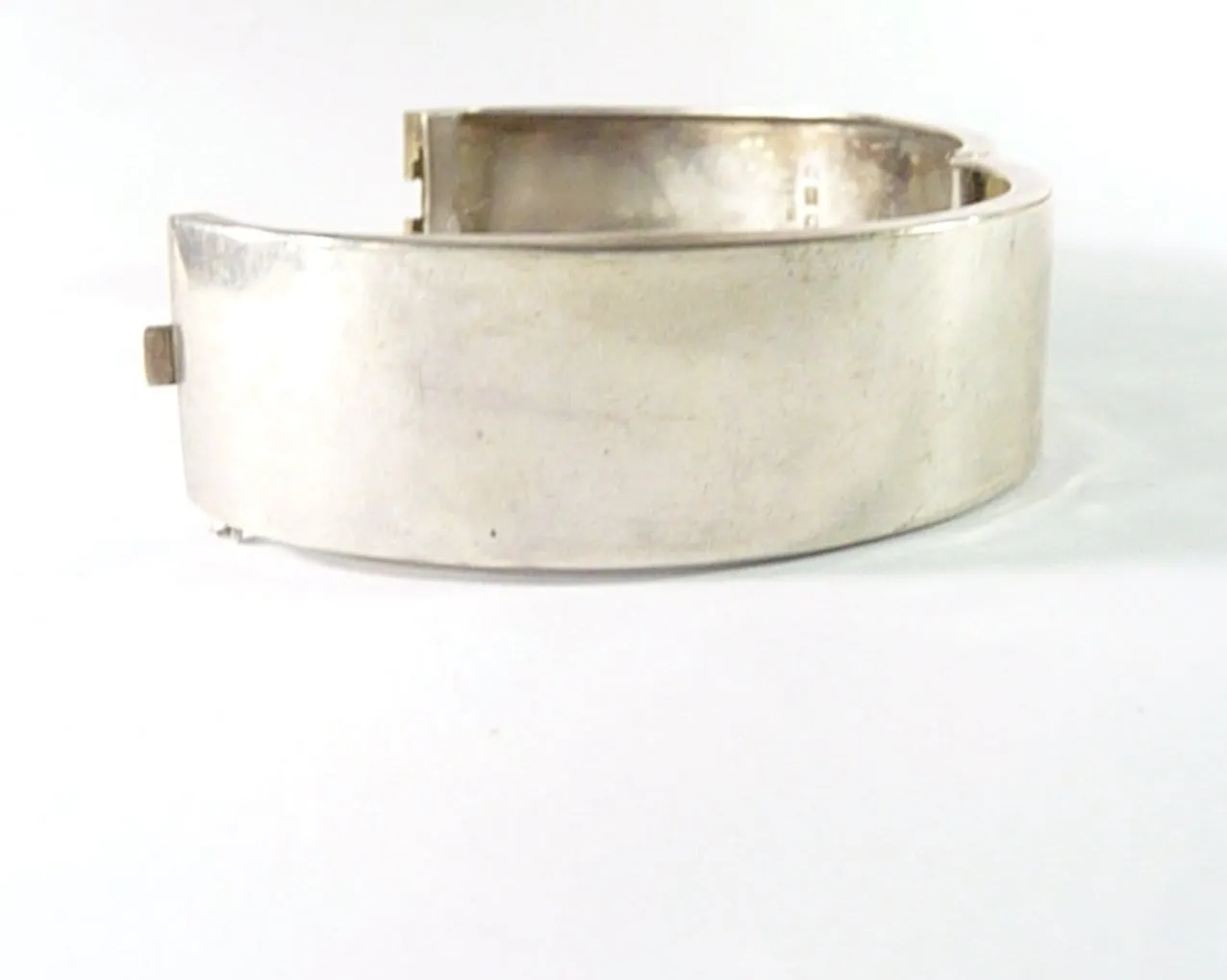 Victorian Engraved Hallmarked Silver Bangle Sterling Bracelet 1885