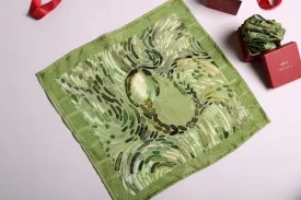 Virgo Gift Box / Zodiac Themed Pure Silk POCKET SQUARE