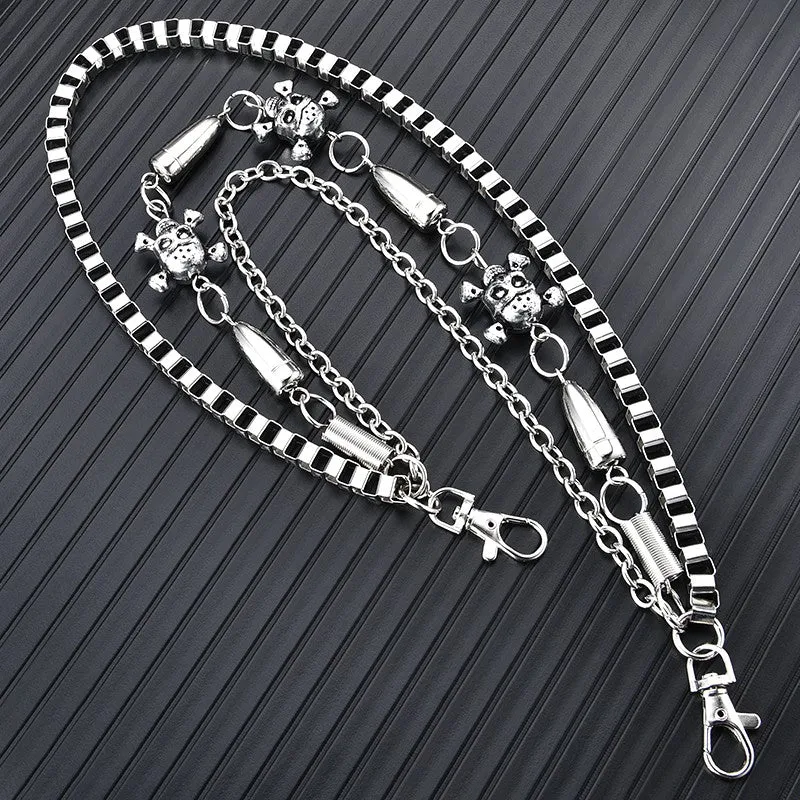 Waist pants chains metal pendants hanging chains