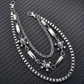 Waist pants chains metal pendants hanging chains