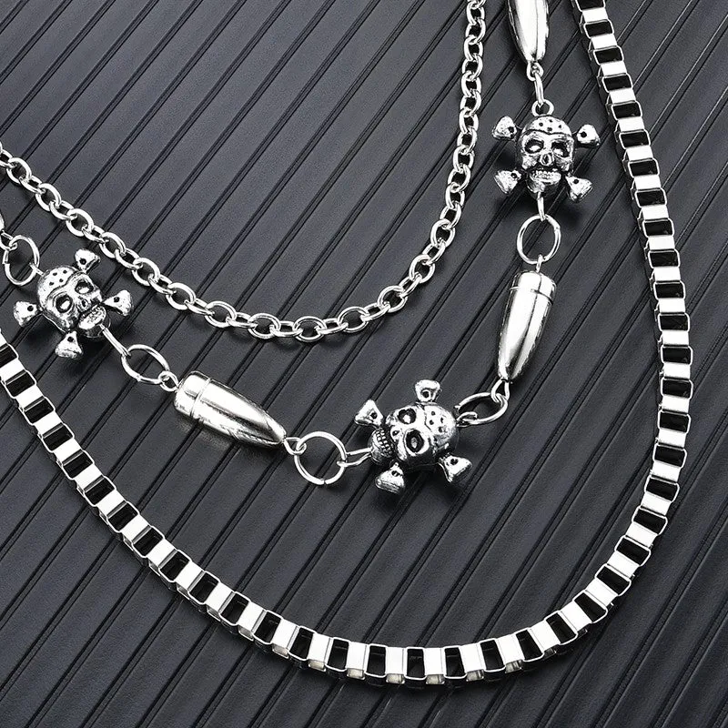 Waist pants chains metal pendants hanging chains