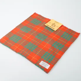 Wool Tartan Pocket Square in Cameron Ancient Tartan