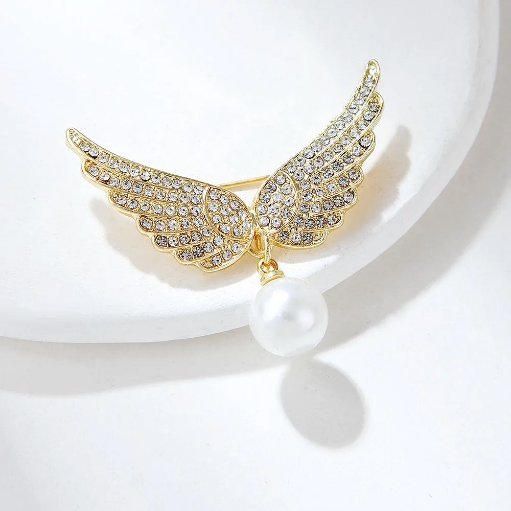 XSB028 - Angel Wings Brooch